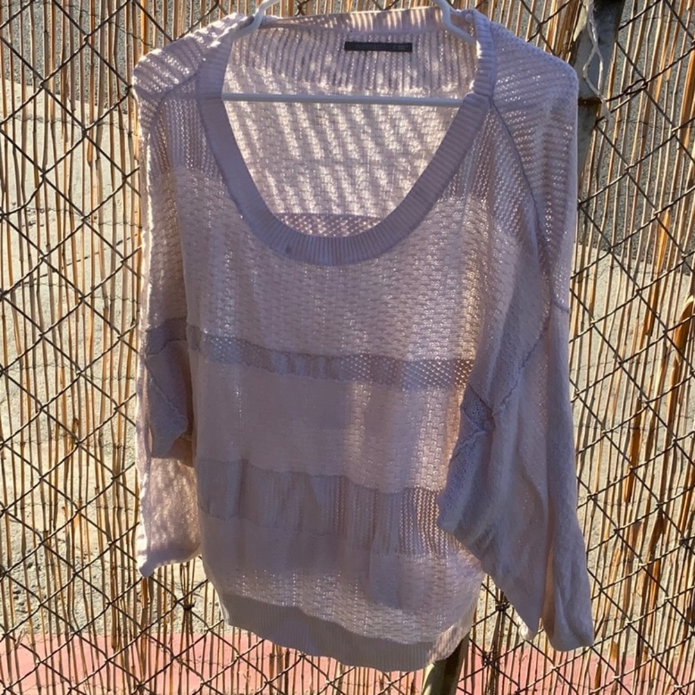 XL cream rubbish sweater